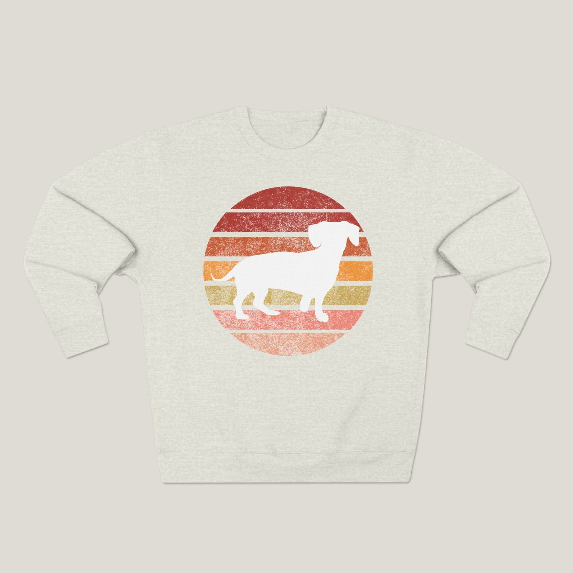 Dachshund Mom Logo Premium Crewneck