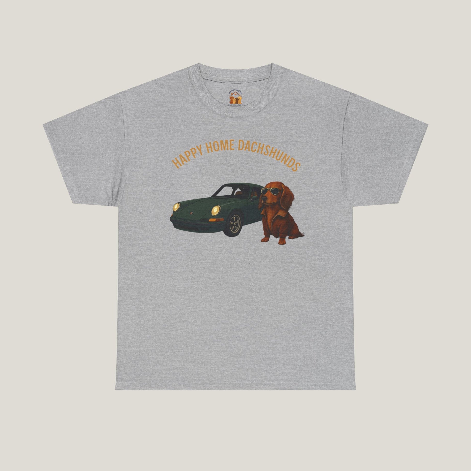 Happy Home Dachshund Car Tee