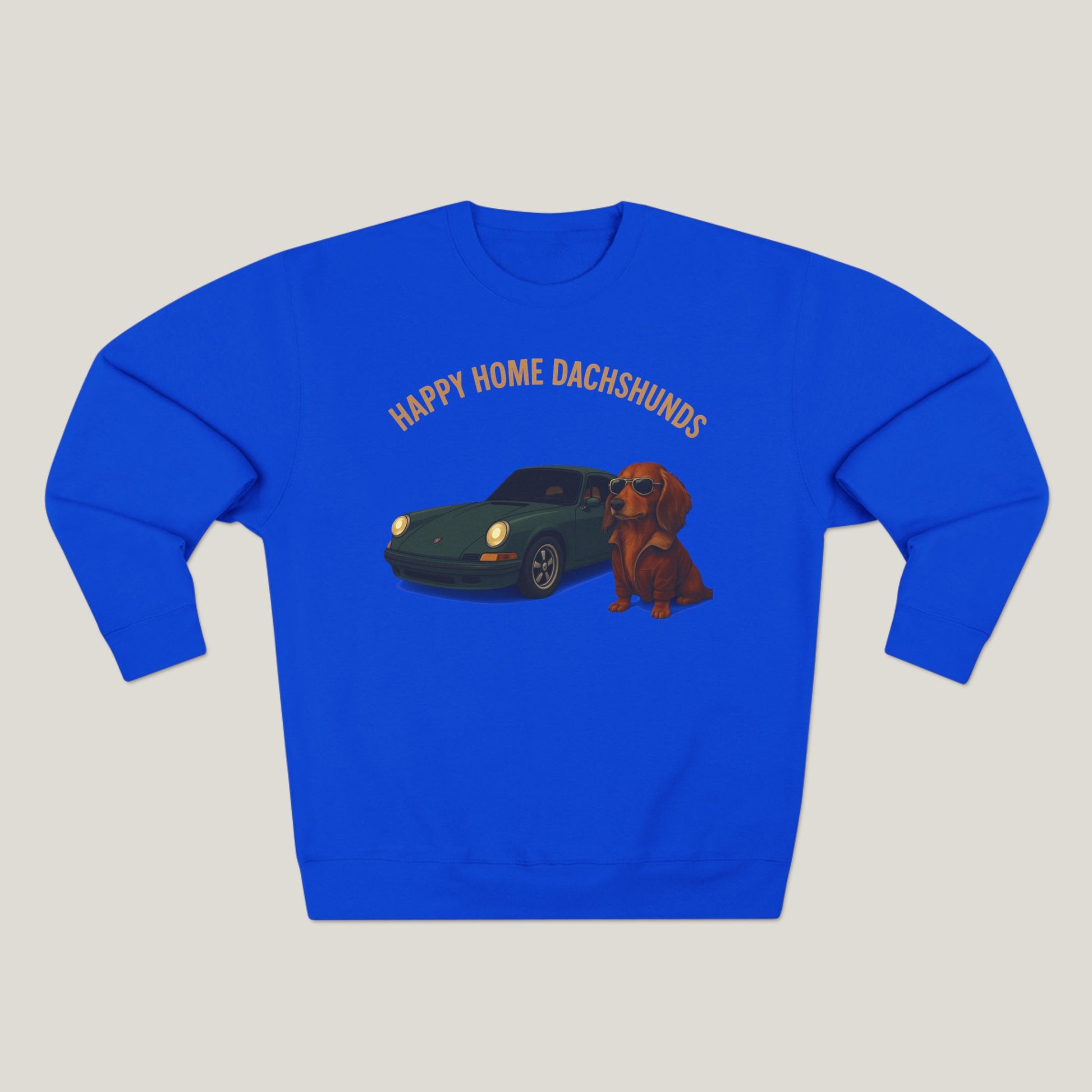 Happy Home Dachshund Car Premium Crewneck