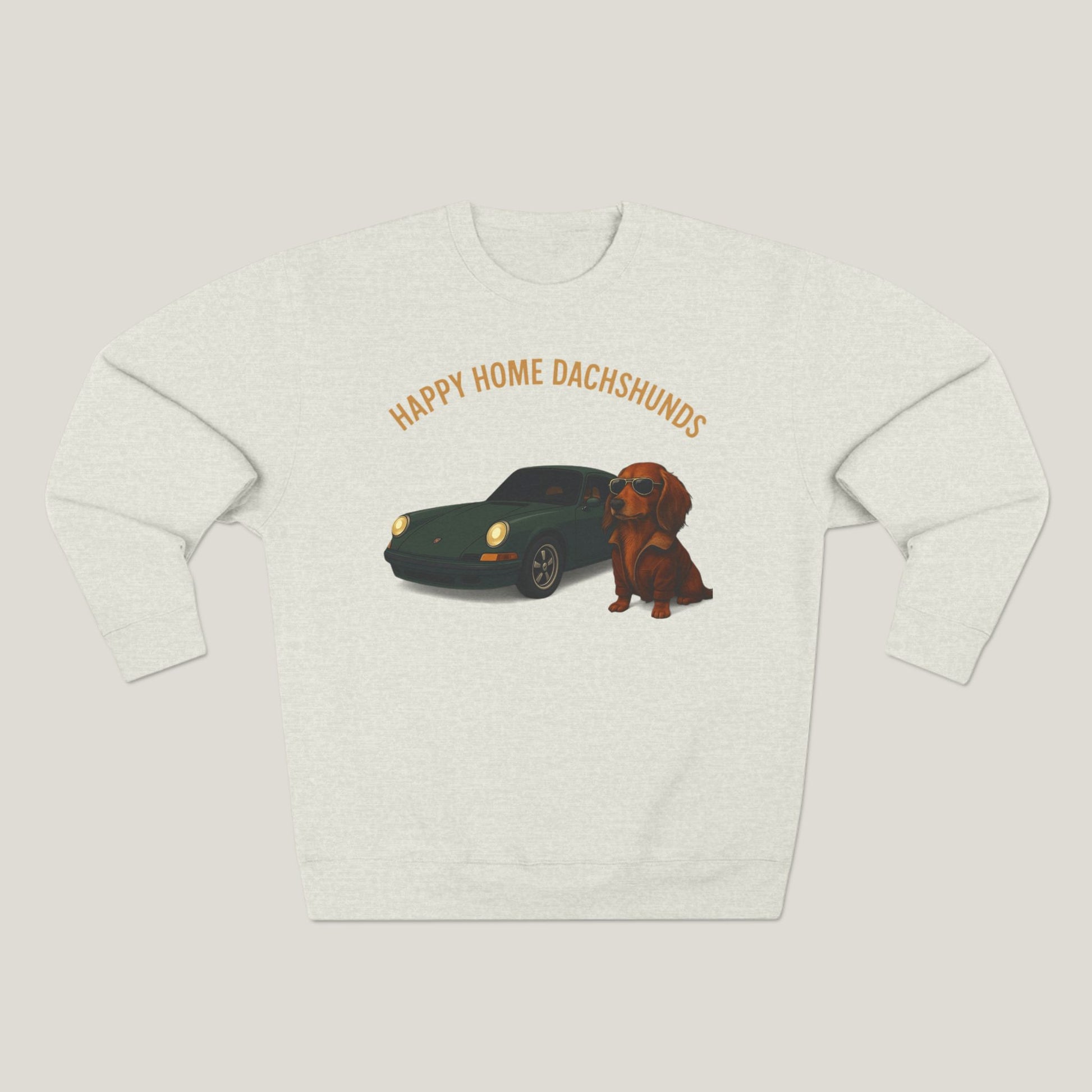 Happy Home Dachshund Car Premium Crewneck