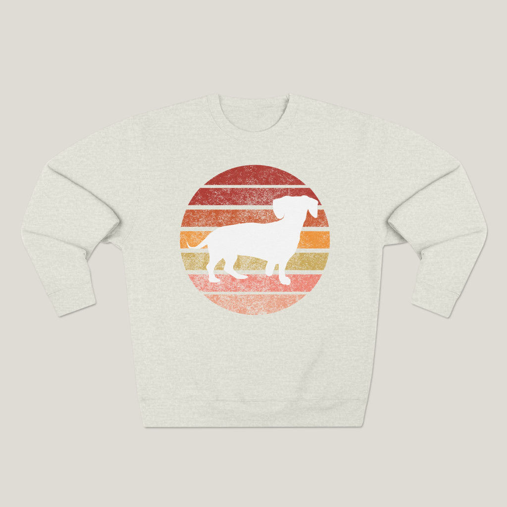Dachshund Mom Logo Premium Crewneck