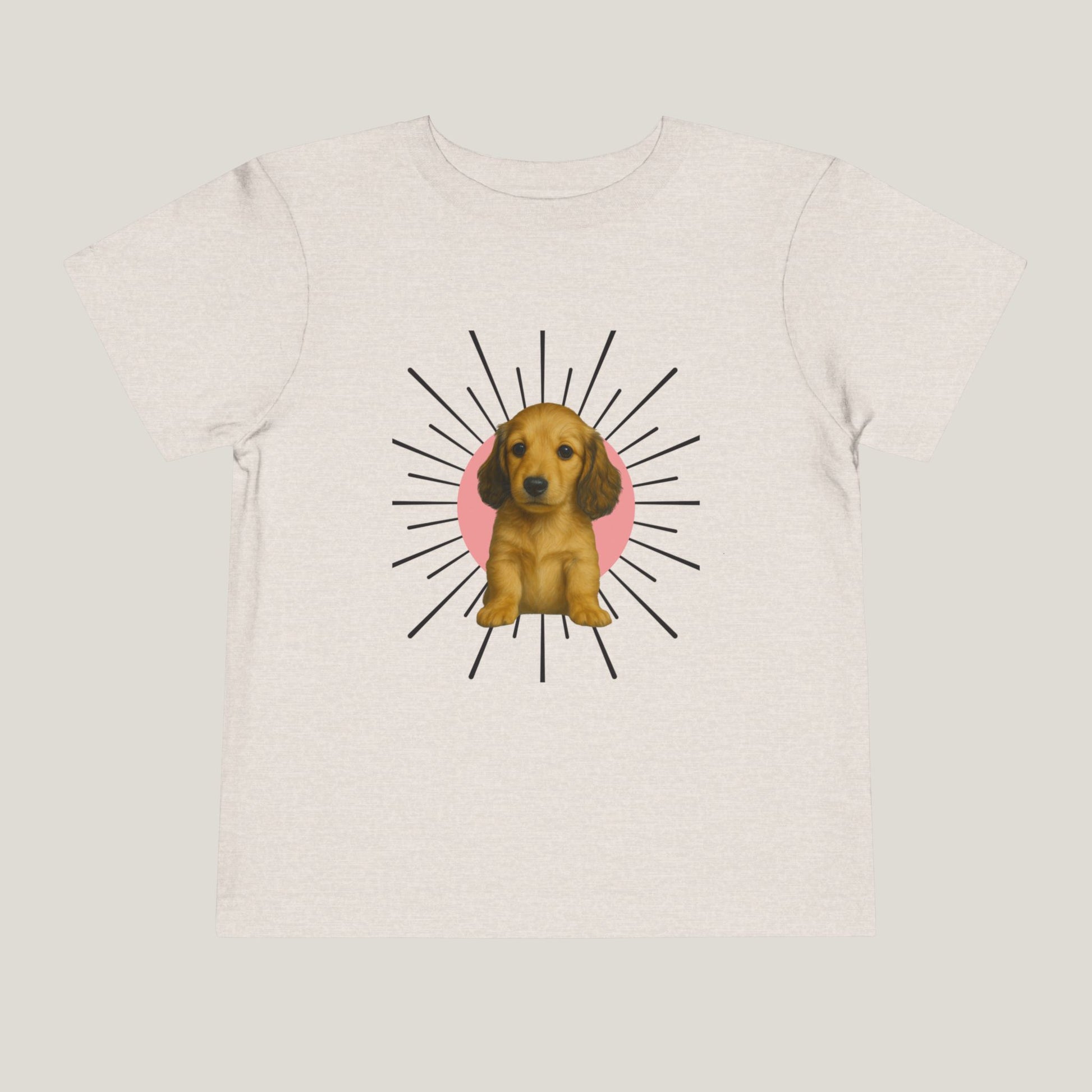 Girl Puppy Toddler Tee