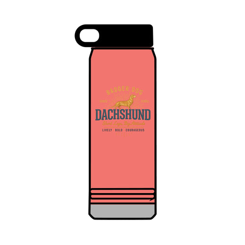 32 oz Dachshund Water Bottle