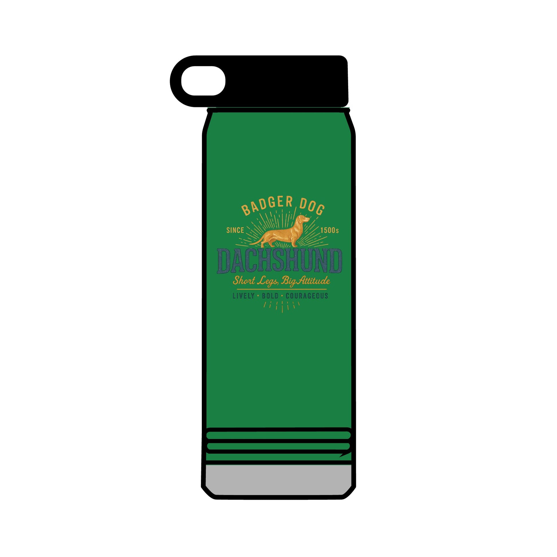 32 oz Dachshund Water Bottle