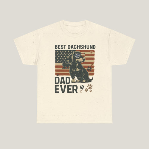 American Dachshund Dad Tee