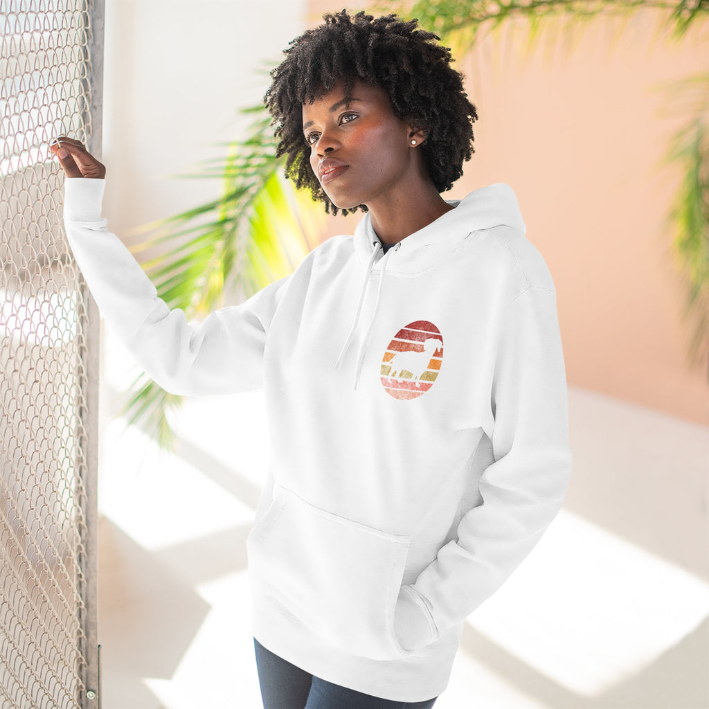 Dachshund Mom Logo Premium Hoodie