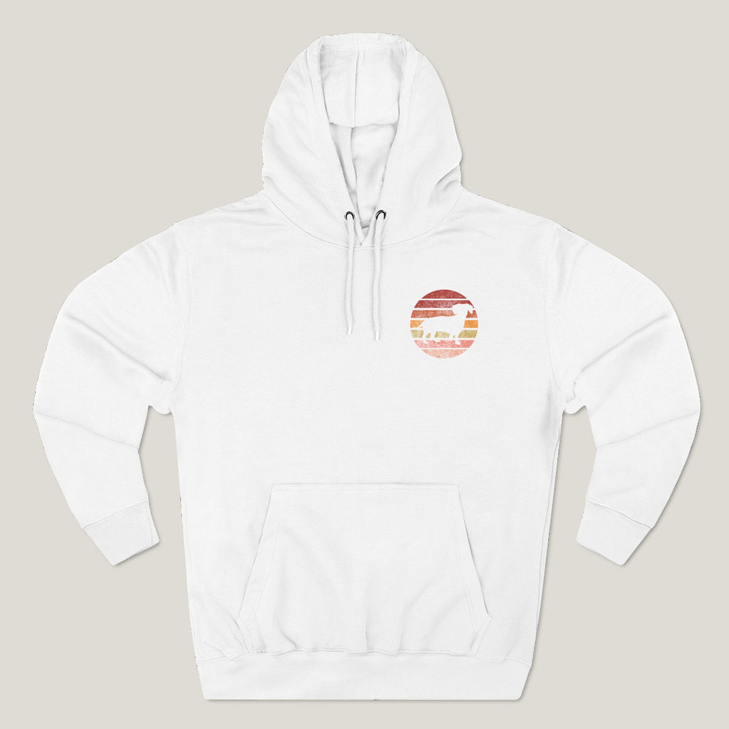 Dachshund Mom Logo Premium Hoodie