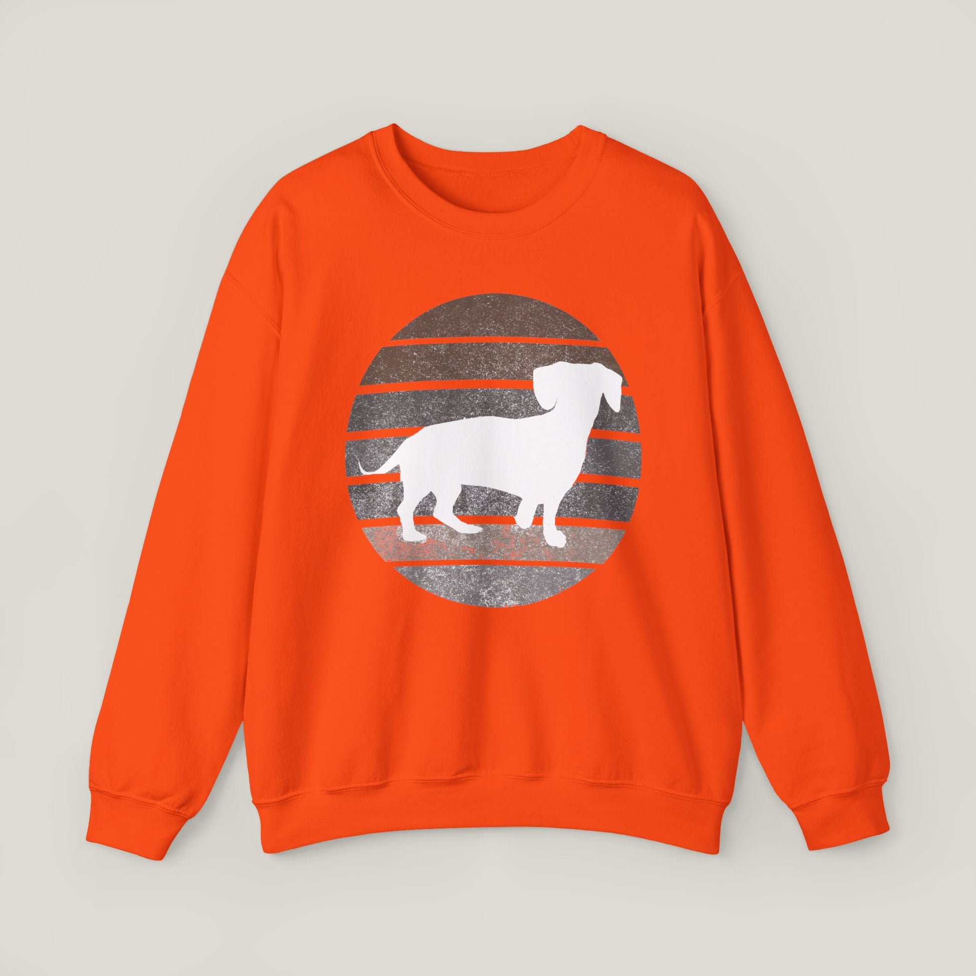 Dachshund Dad Logo Crewneck