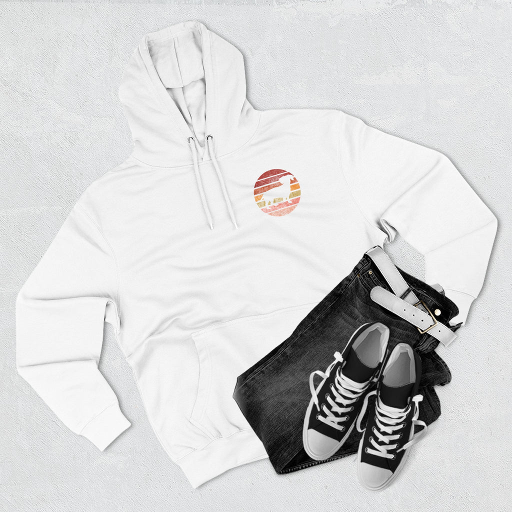 Dachshund Mom Logo Premium Hoodie