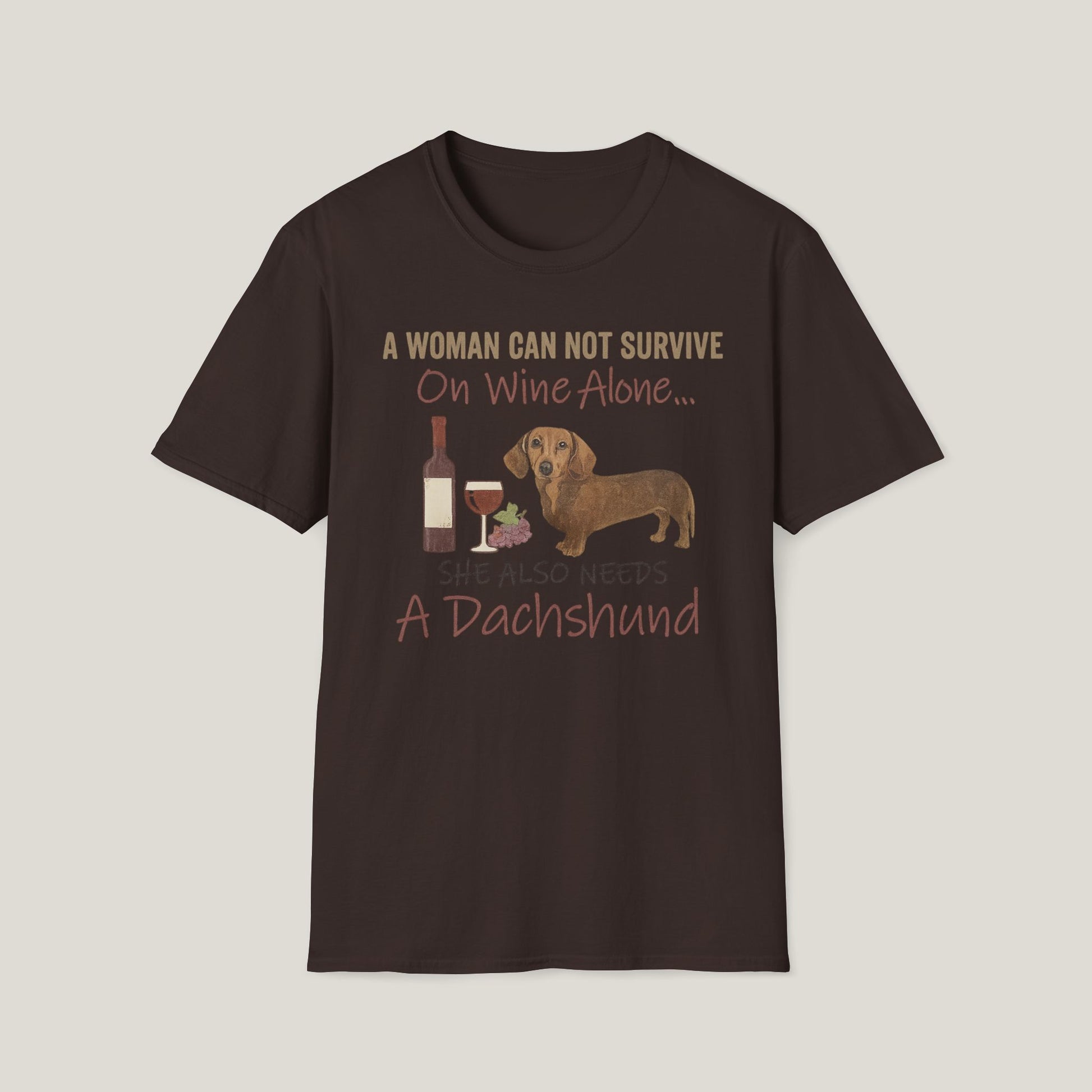 Dachshund Wine Lover Tee
